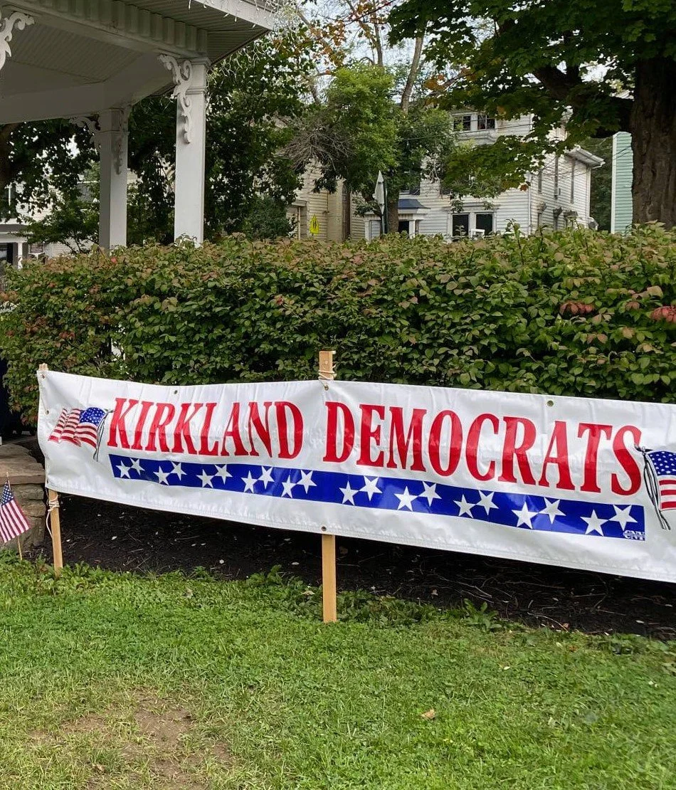 Rally on the Clinton Village Green