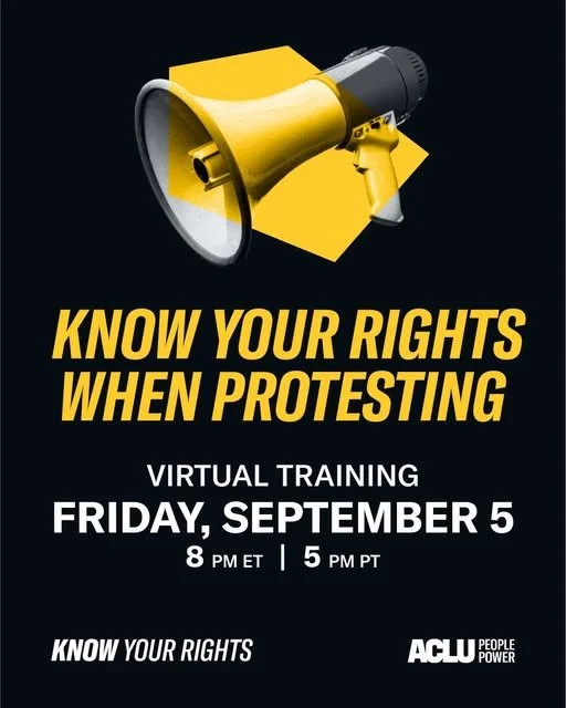 ACLU People's Power Know Your Rights Training