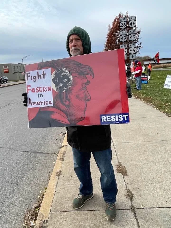 Protest Against Trump Authoritarianism in Rome
