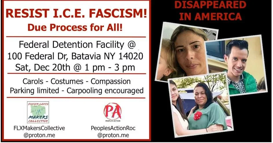 Rally to Resist ICE Fascism at the Batavia Detention Center