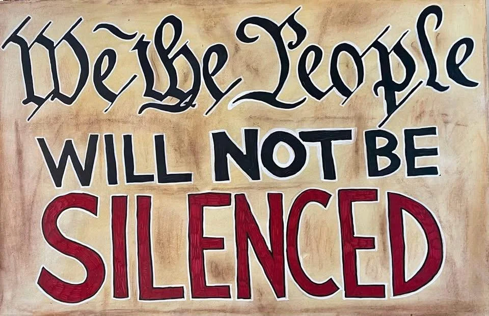 Protest Against Trump Authoritarianism in Rome