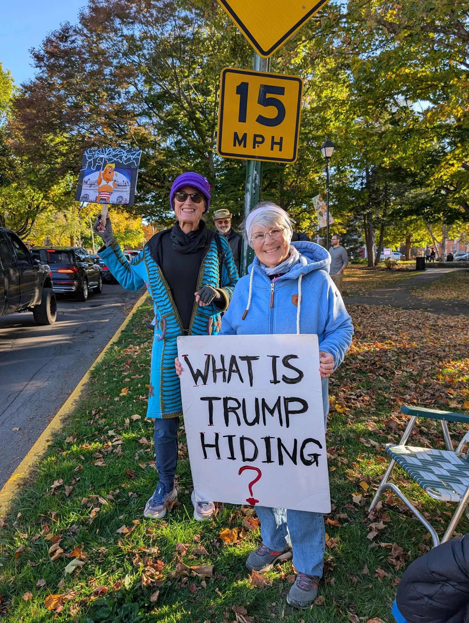 Rally on the Clinton Village Green