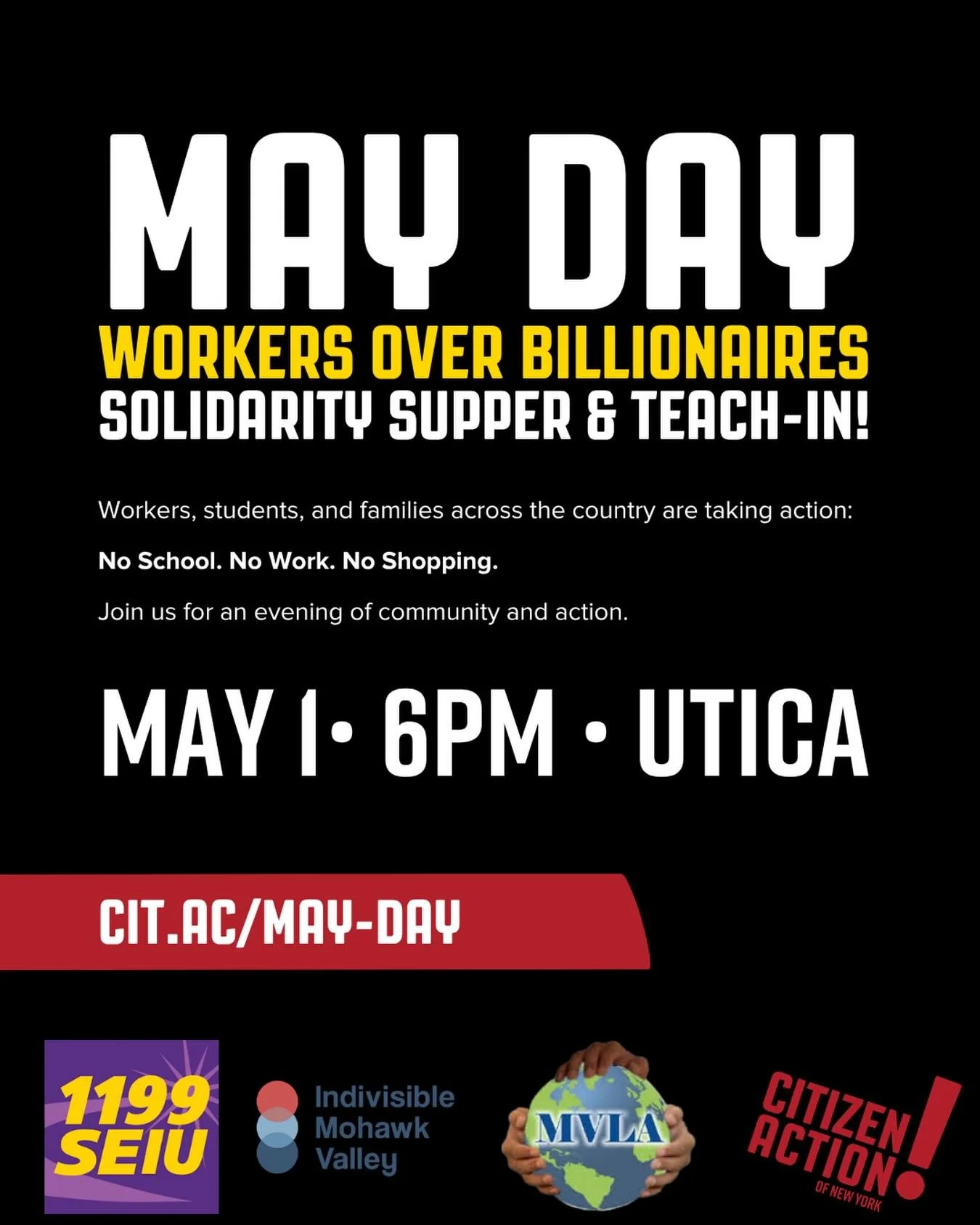 Citizen Action May Day Event - Utica
