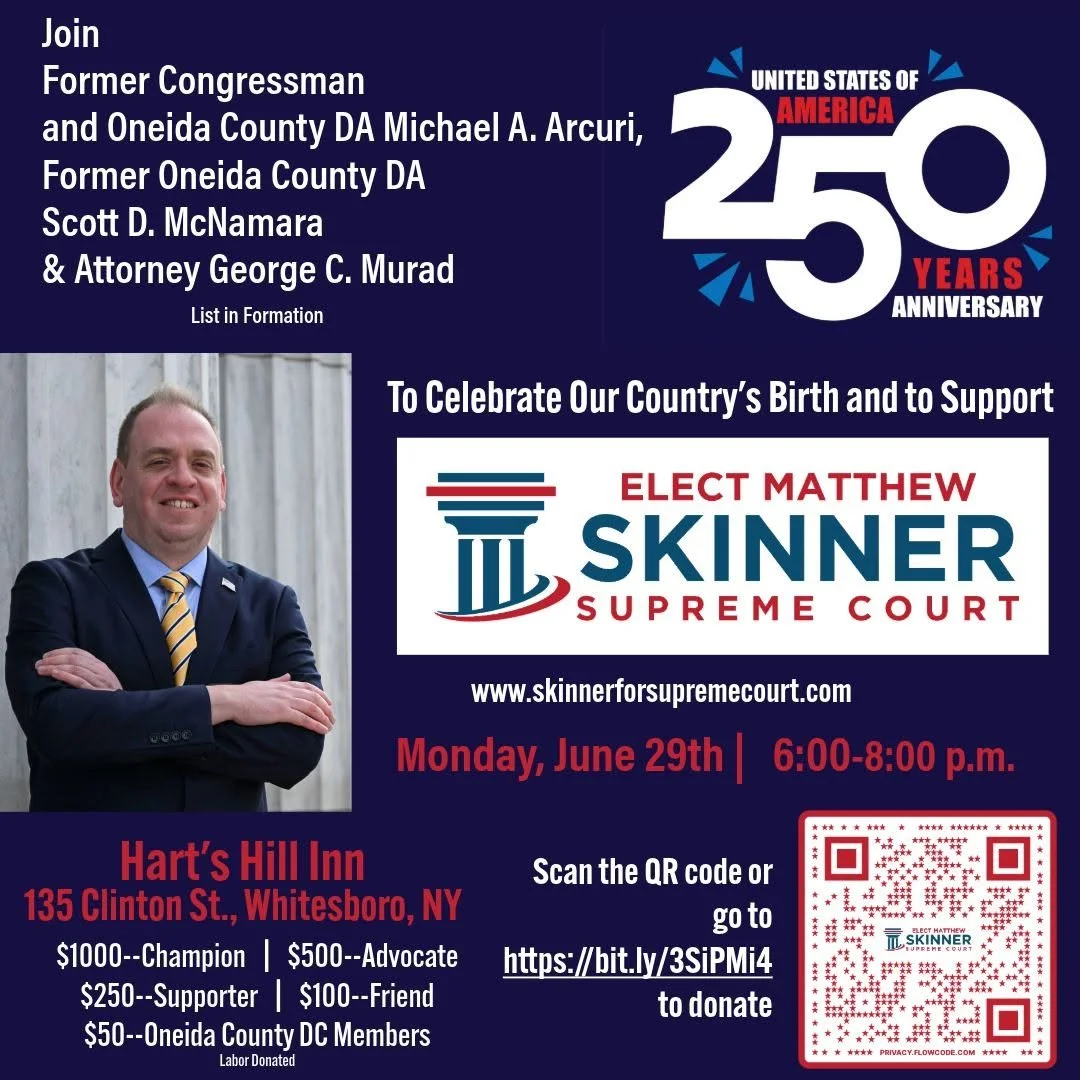 Celebrate Our Country's 250th Anniversary and Support Matt Skinner for Supreme Court