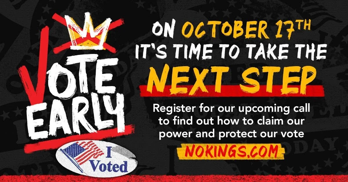 No Kings: Vote Early