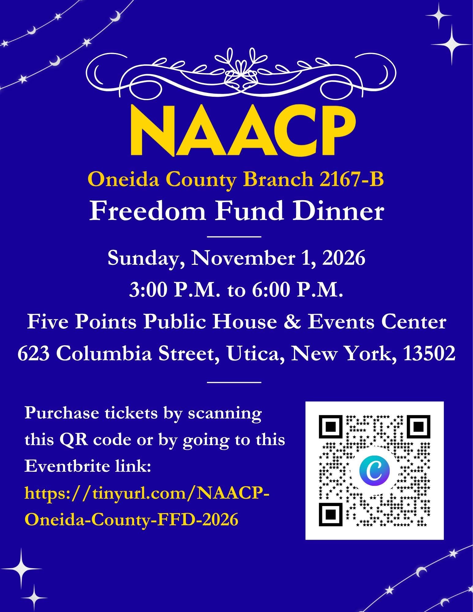 NAACP Oneida County Branch Freedom Fund Dinner