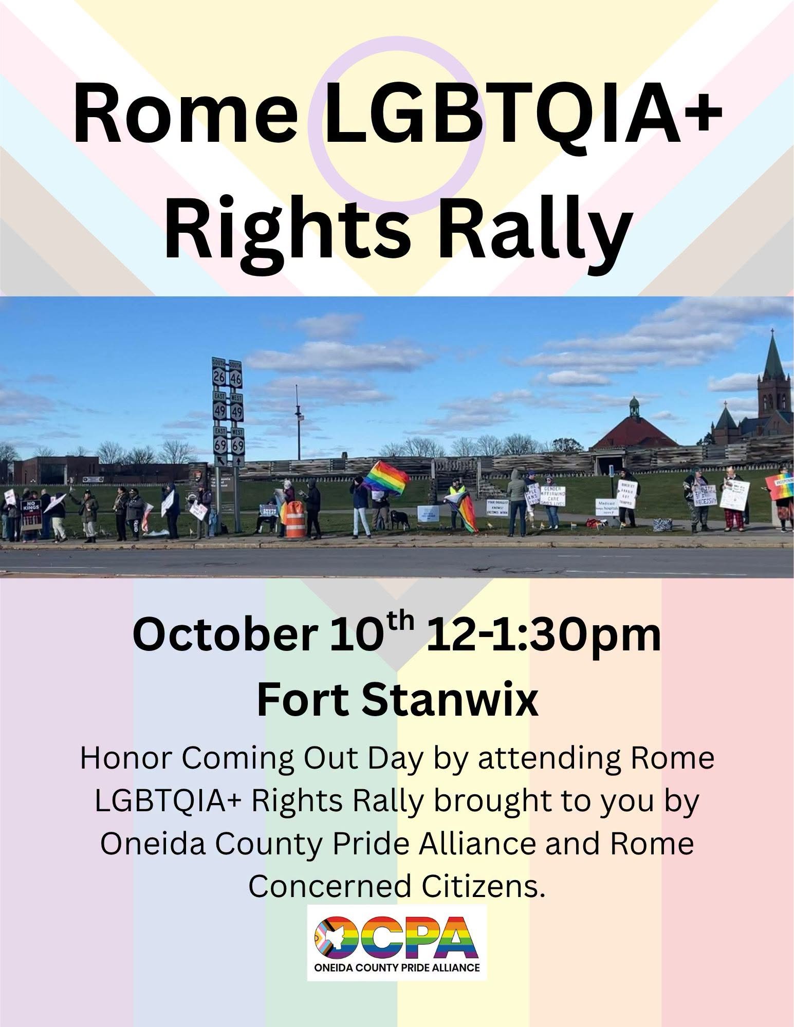 Rome NY LGBTQIA+ Rights Rally