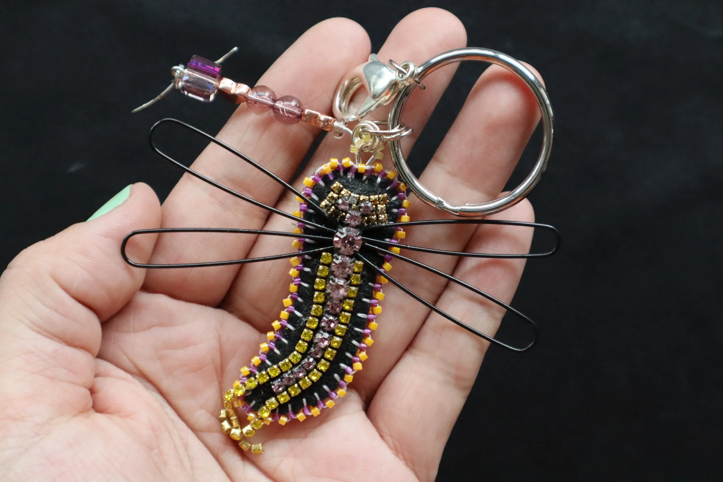 Unique Dragonfly Keychain