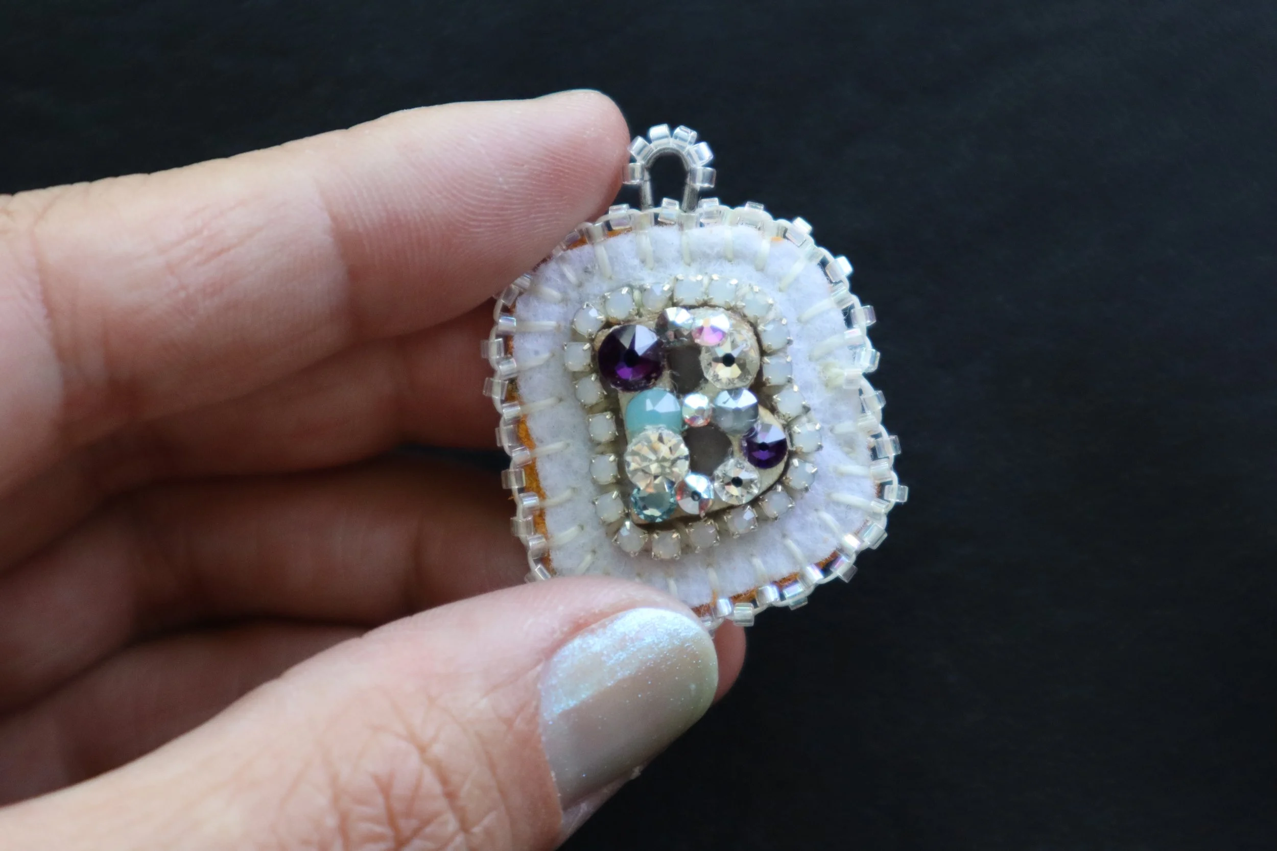 BLING Alphabet Charm B