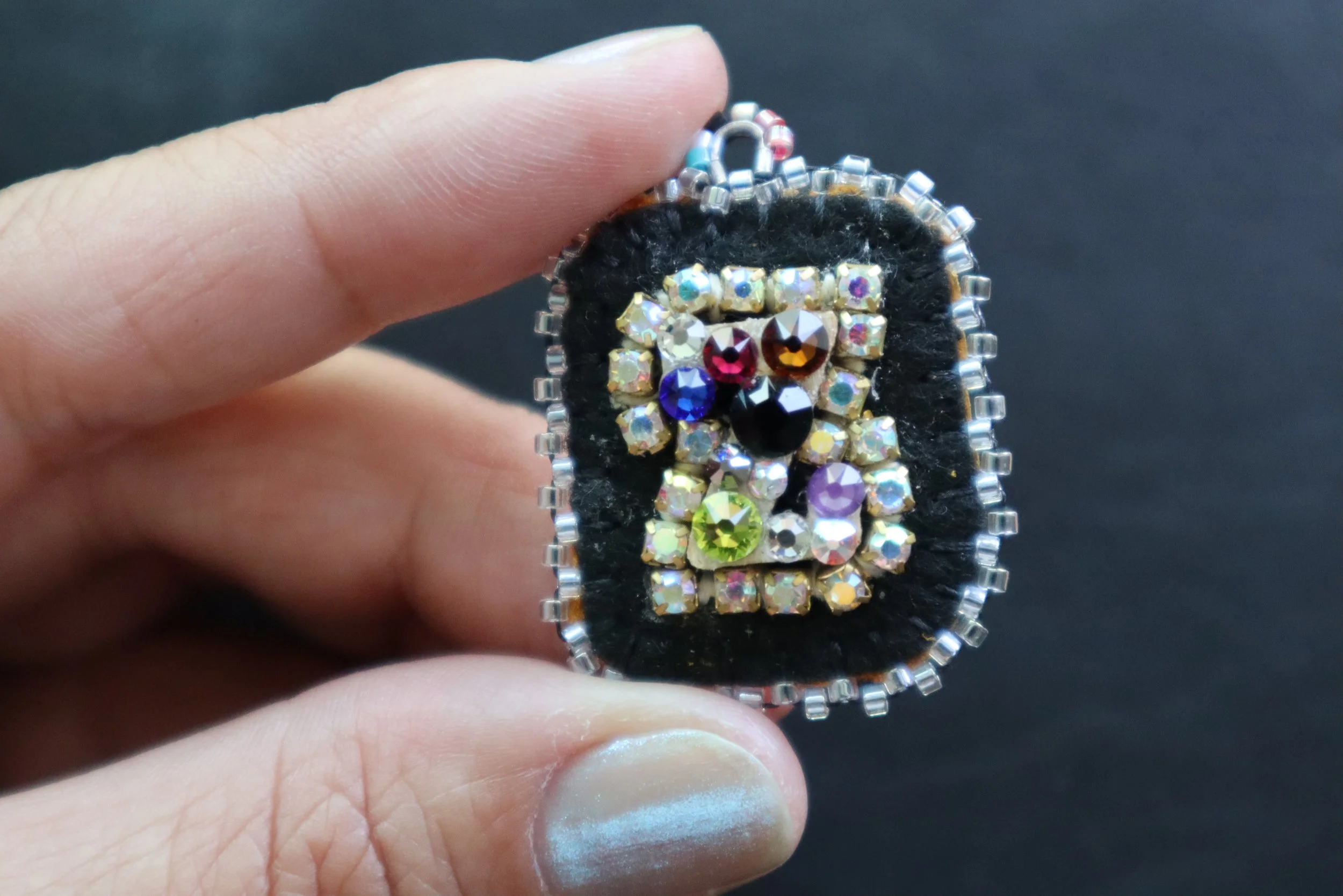 BLING Alphabet Charm Z