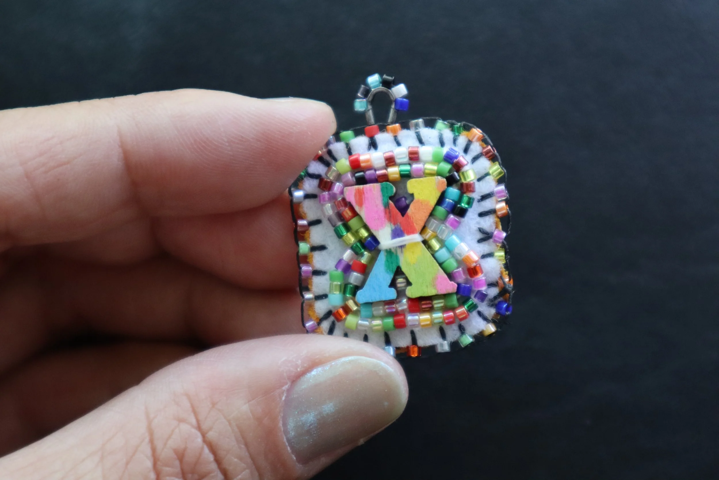 BeadSoup Alphabet Charm X