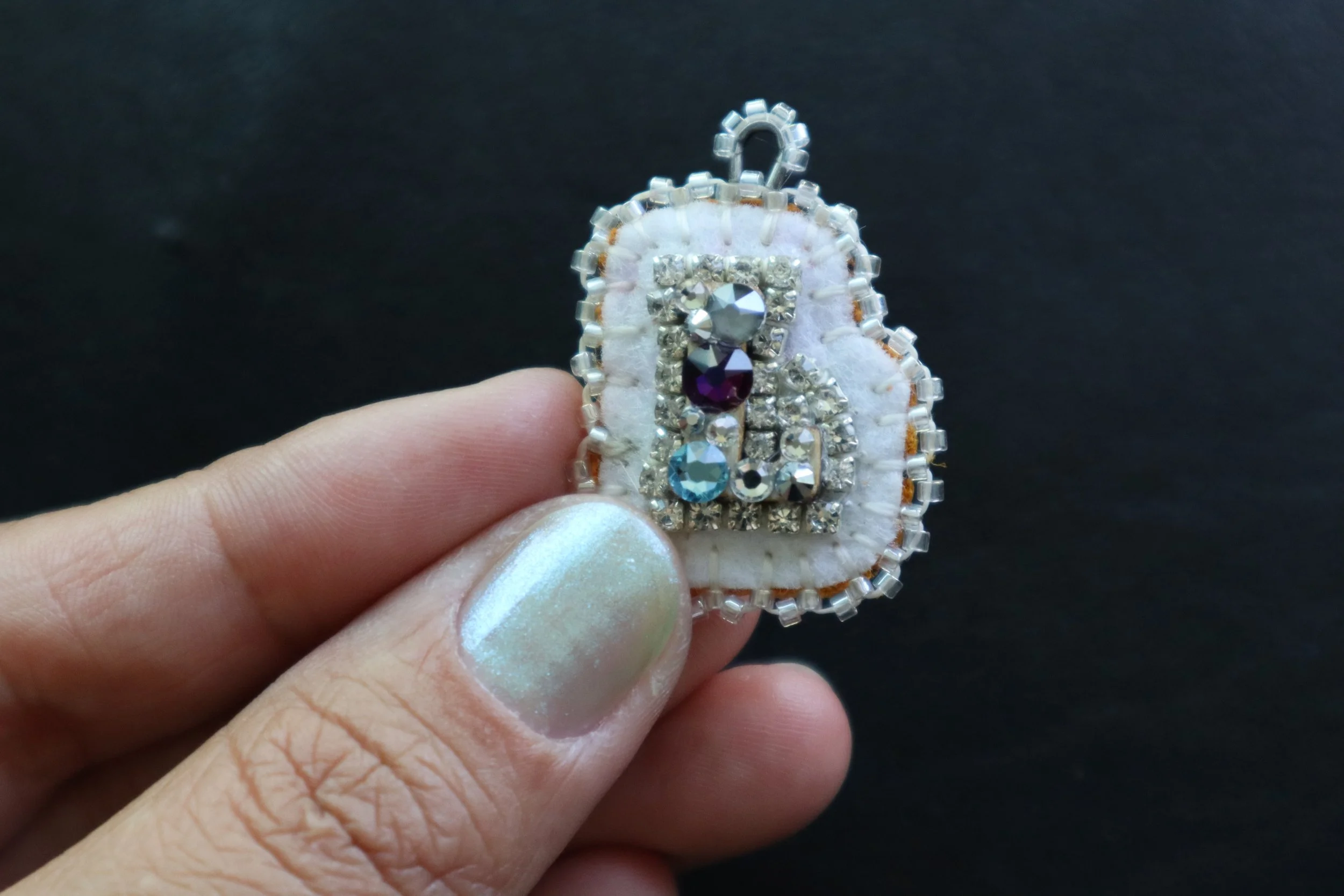 BLING Alphabet Charm L