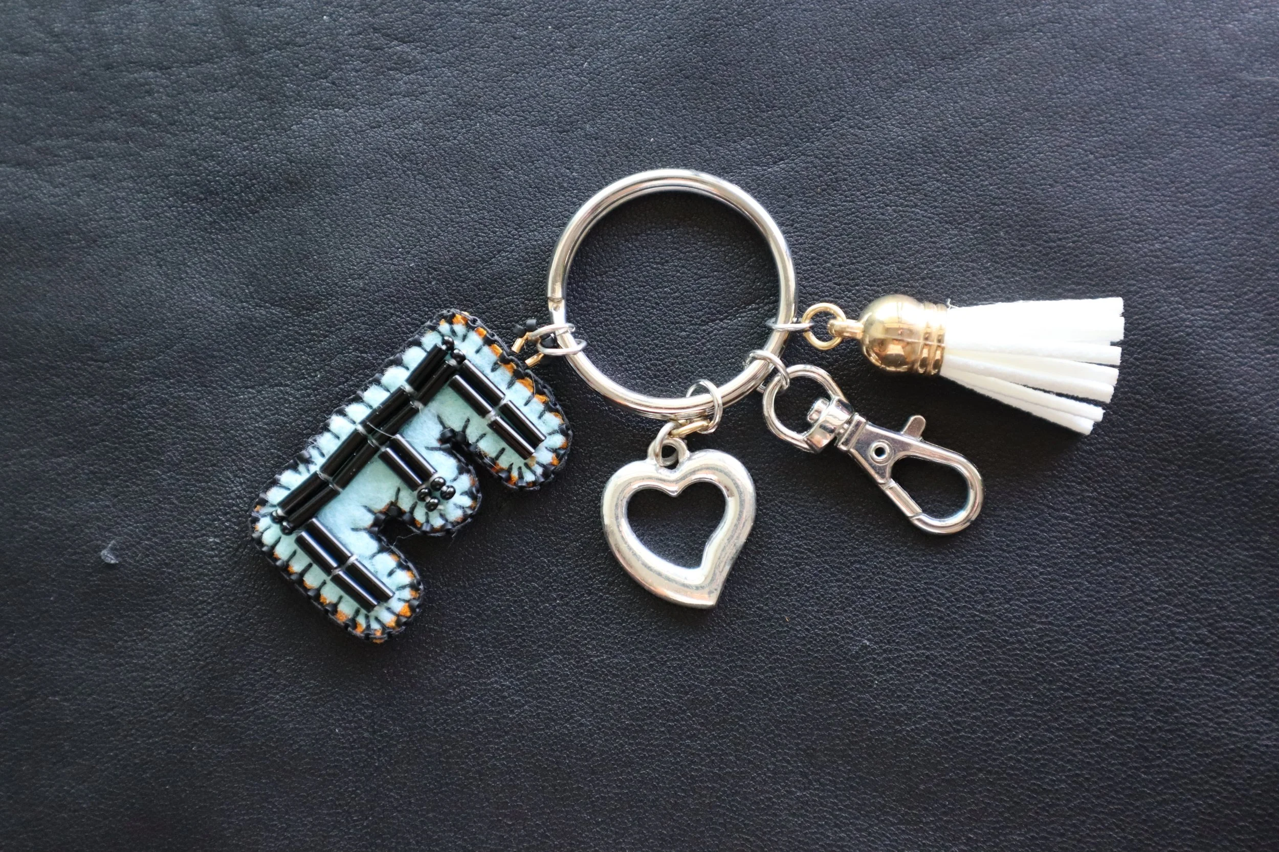 FUNdamental Beaded Keychain E w tassle