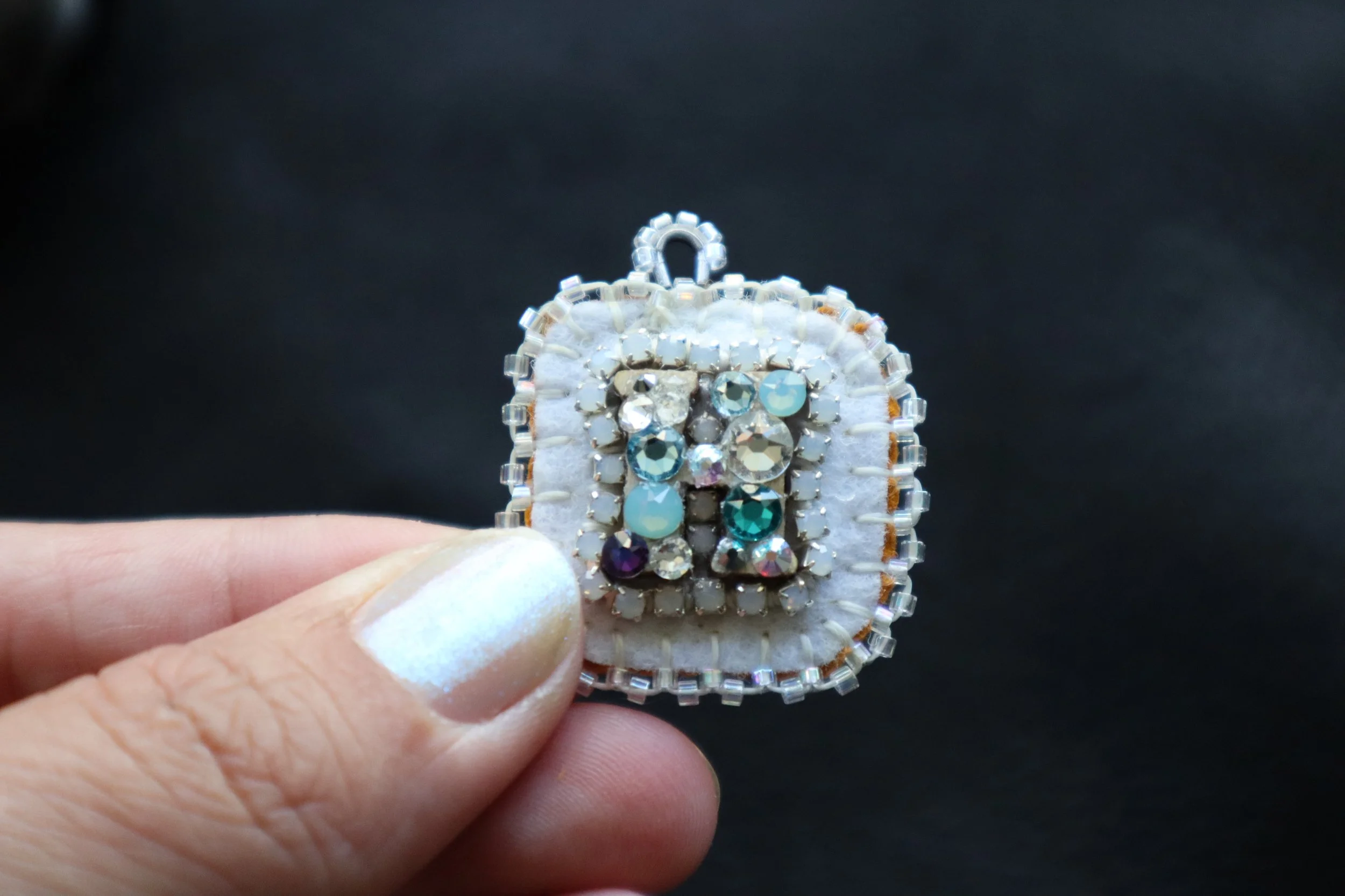 BLING Alphabet Charm H