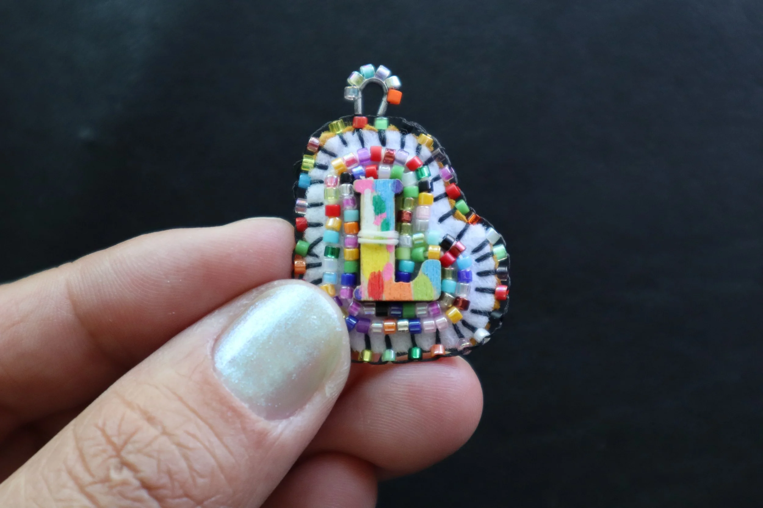 BeadSoup Alphabet Charm L