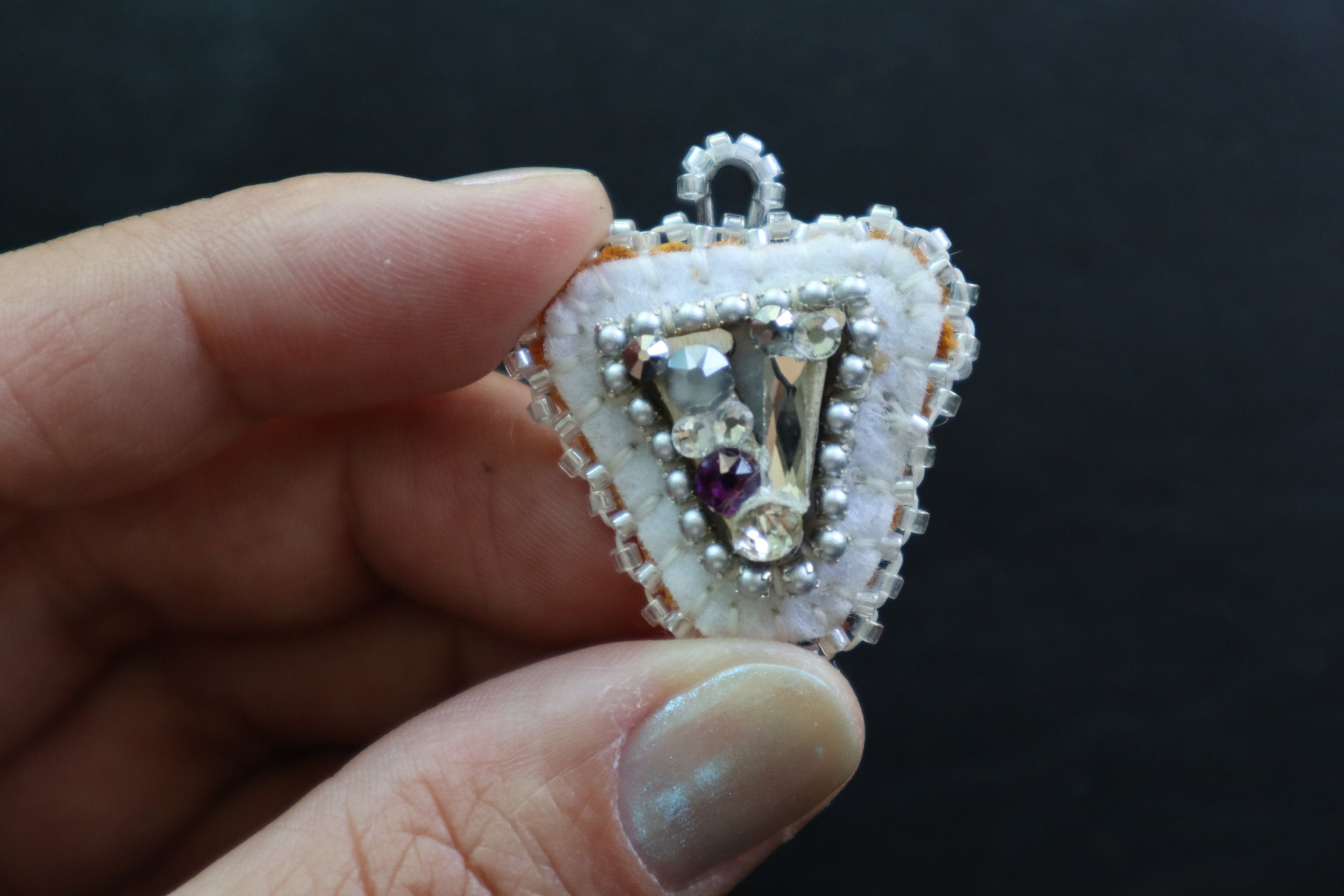 BLING Alphabet Charm V