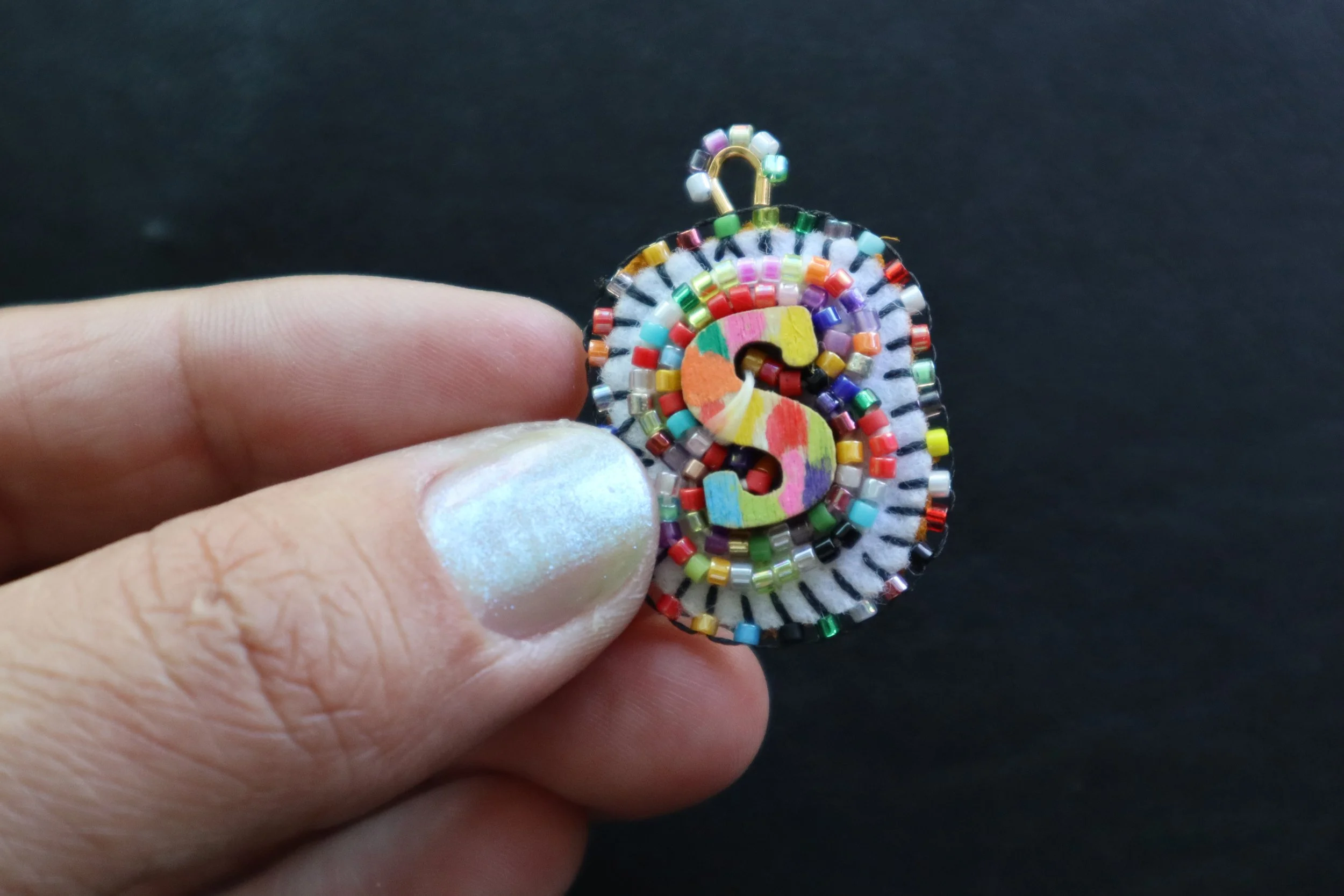BeadSoup Alphabet Charm S