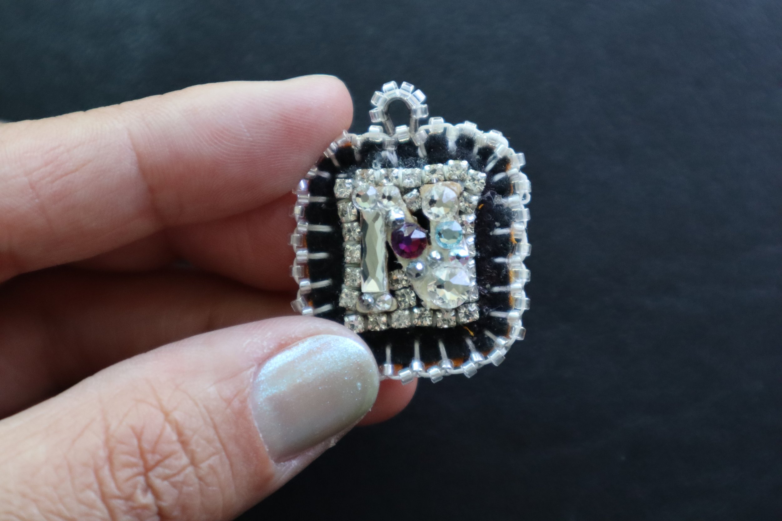 BLING Alphabet Charm N