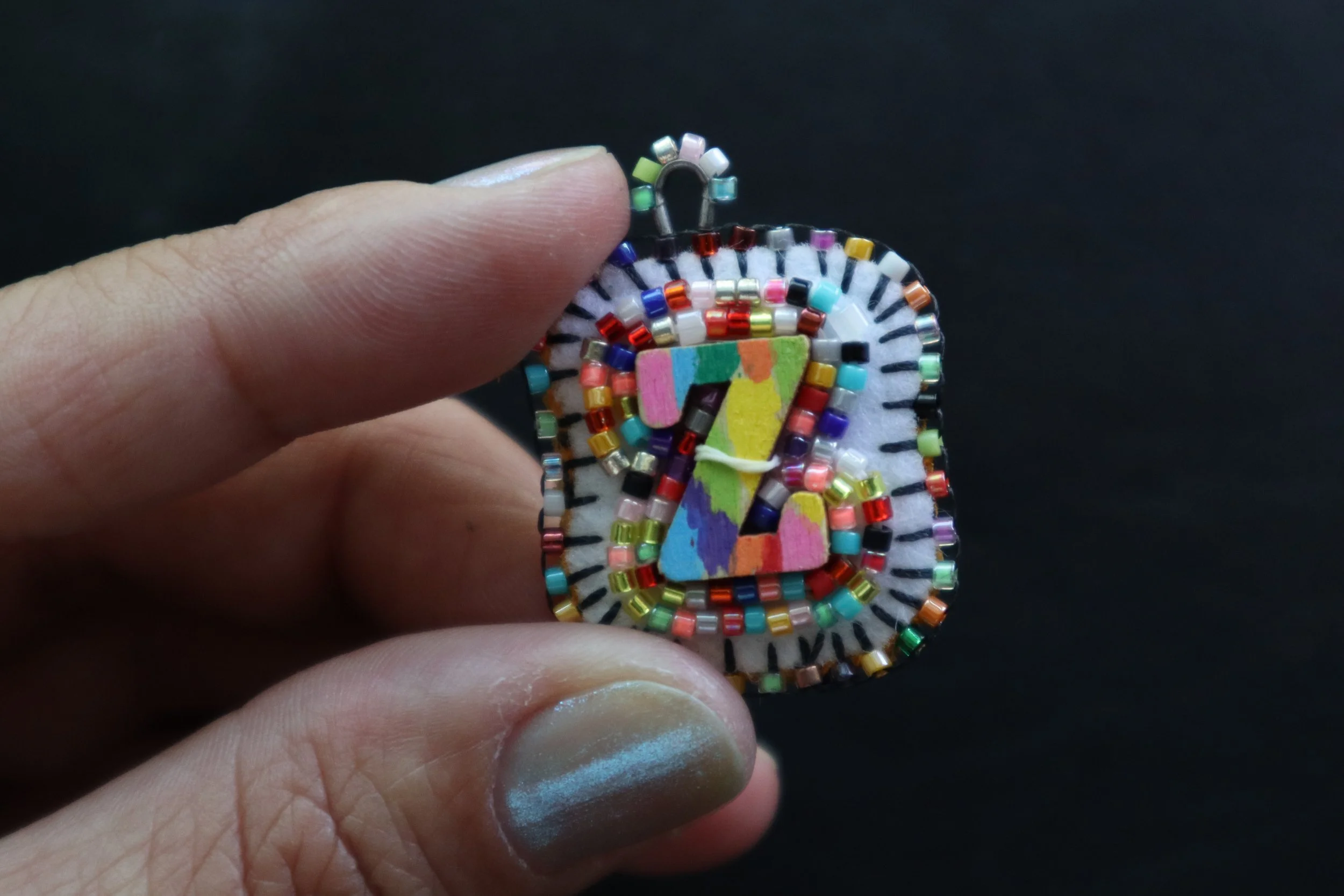 BeadSoup Alphabet Charm Z