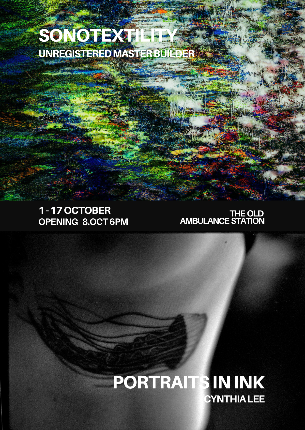Sonotextility &amp; Portraits In Ink