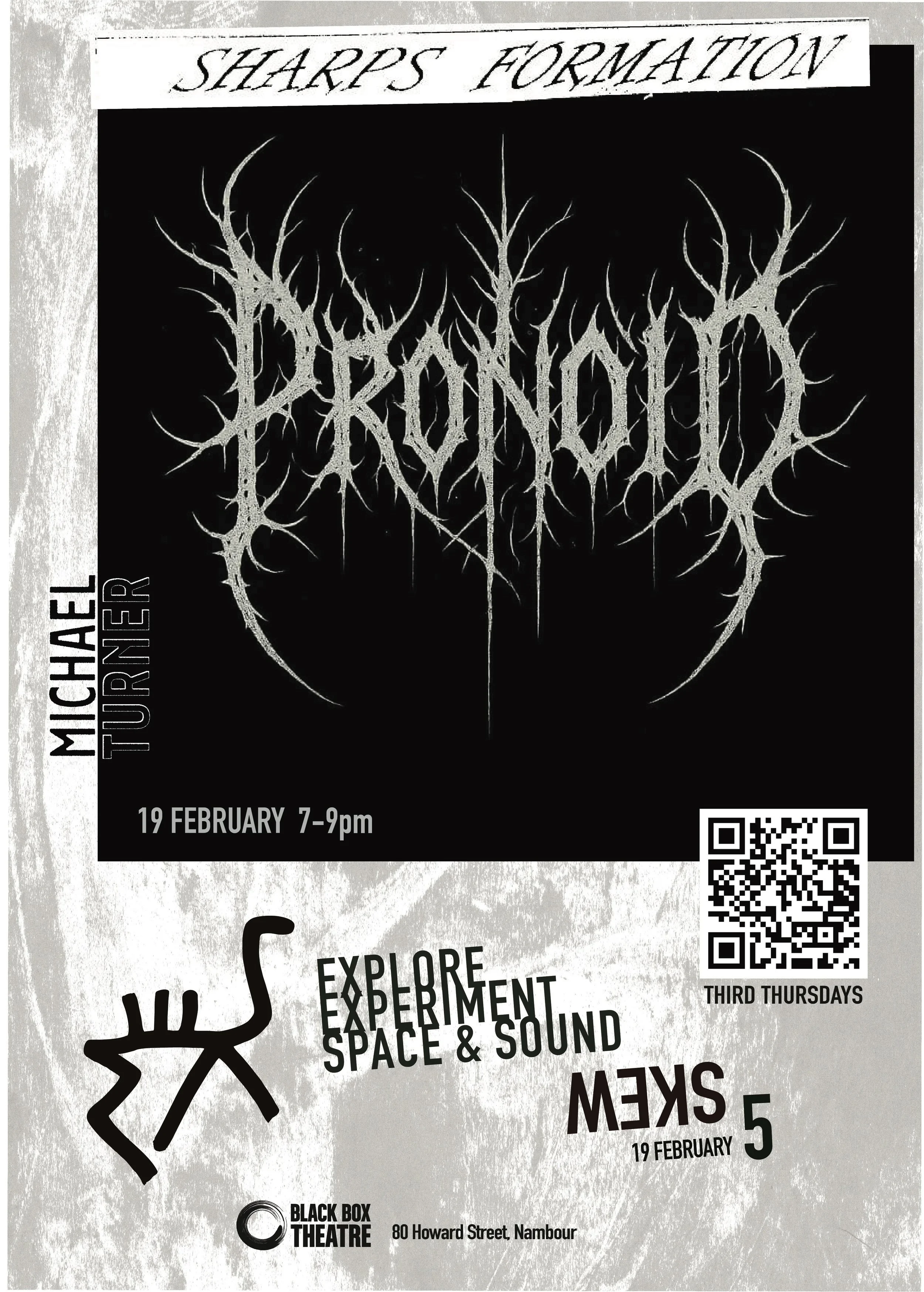 BLACK BOX THEATRE 19 February 7.00pm