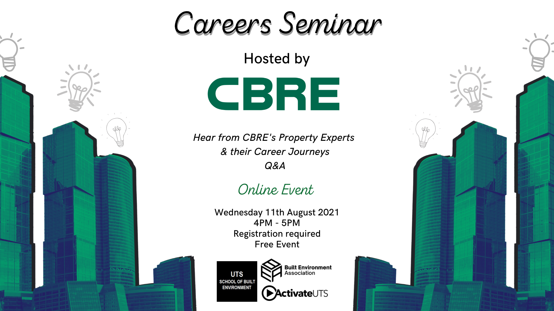 CBRE Property Careers Seminar (Past Event)