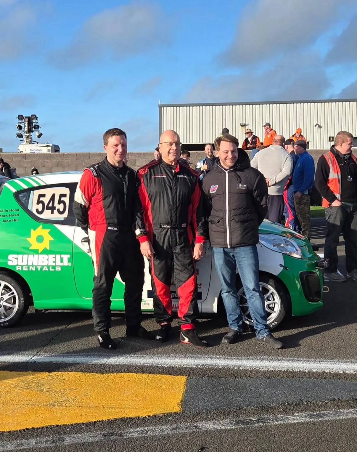 Sunbelt Rentals UK &amp; Ireland Car Leads Overnight and Finishes P2 at the Race of Remembrance