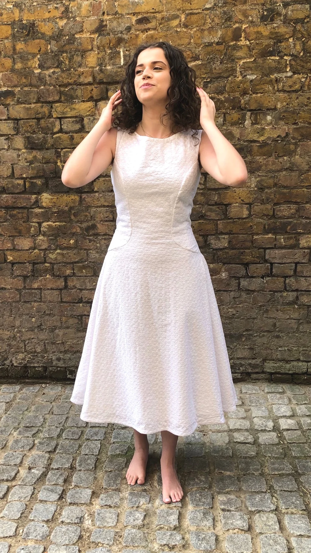 white corset mini dress Jennie Corset Flared Mini Dress Off White
