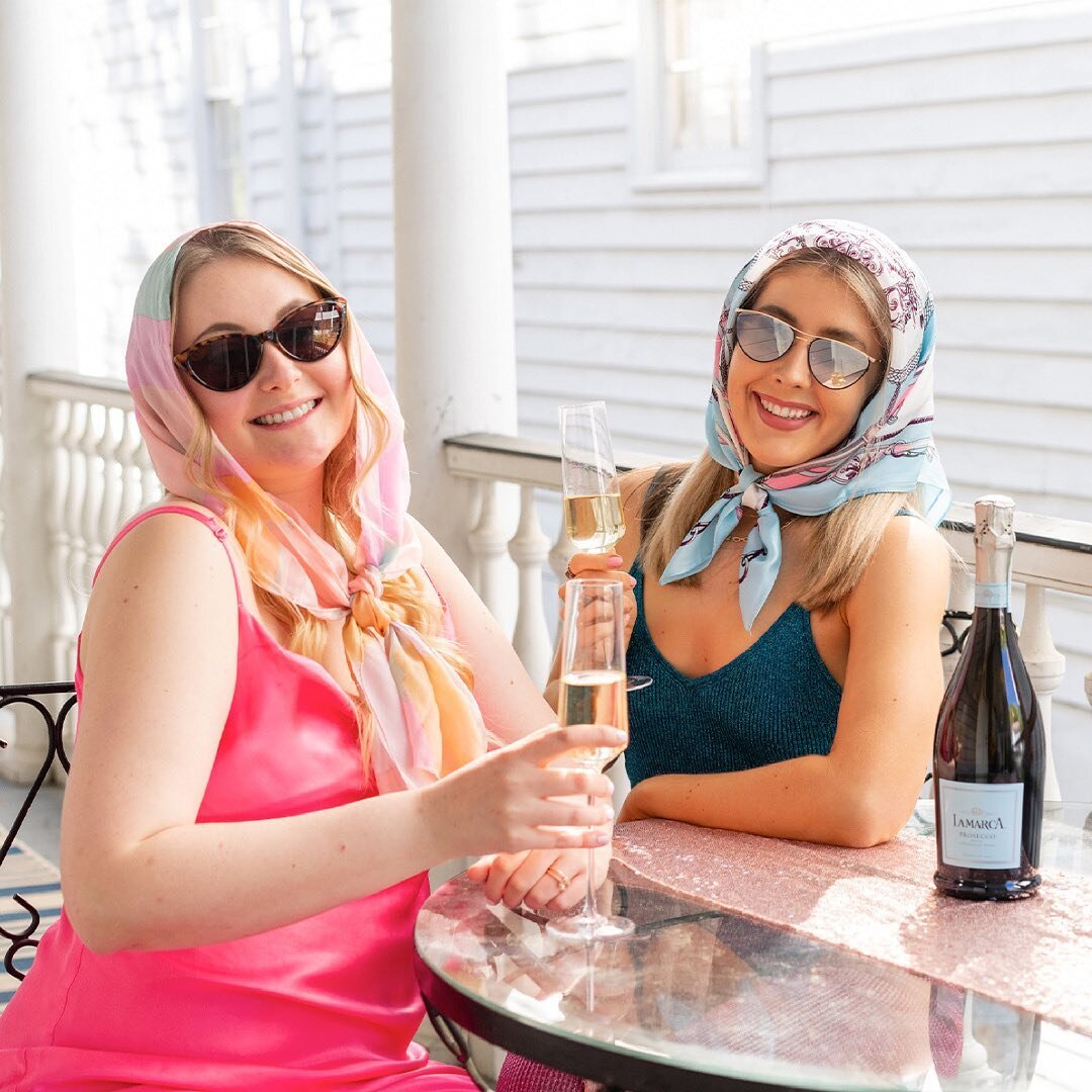 We just surpassed 500 downloads, so we&rsquo;re throwing on our fancy scarfs &amp; cat eye sunglasses to celebrate tonight!!! 🍾🥳🥂 Thank you to everyone who has listened &amp; shared our podcast - we can&rsquo;t wait for you to hear episode 5 TOMOR
