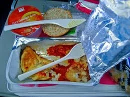 Disgusting airline food and eating cheap in NYC