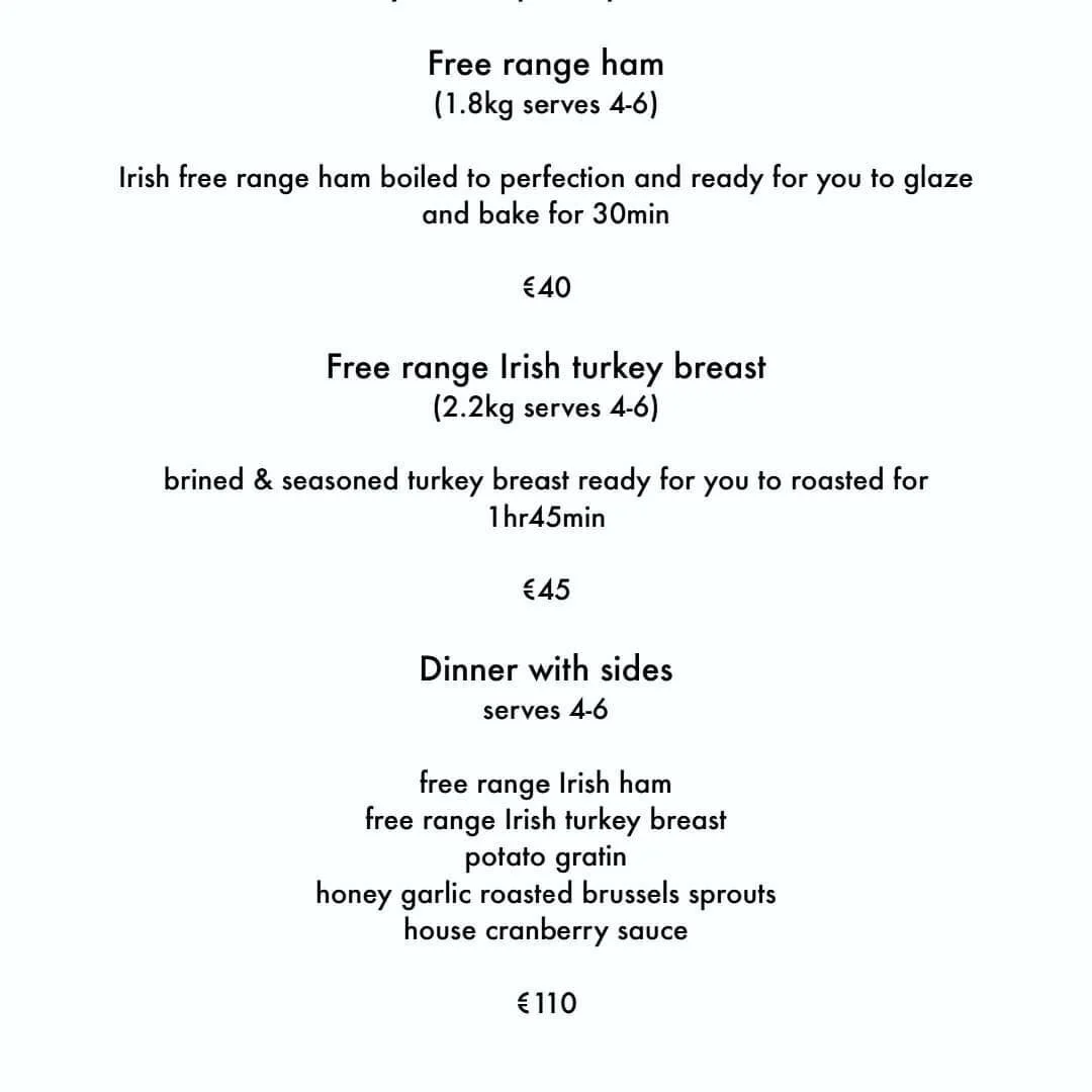 Hear ye, hear ye! SO, Blas would like to offer you the opportunity to have your Christmas Dinner prepped and ready to bang in the oven, so you can spend more time opening pressies and sippin' cocktails. This year has been tough.  Let us make things e