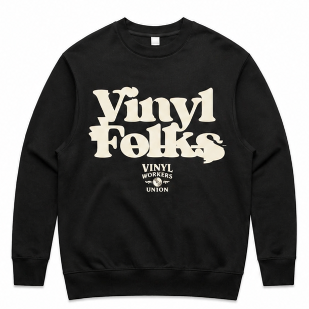 VMU x Vinyl Folks H/W Sweatshirt Black/Cream