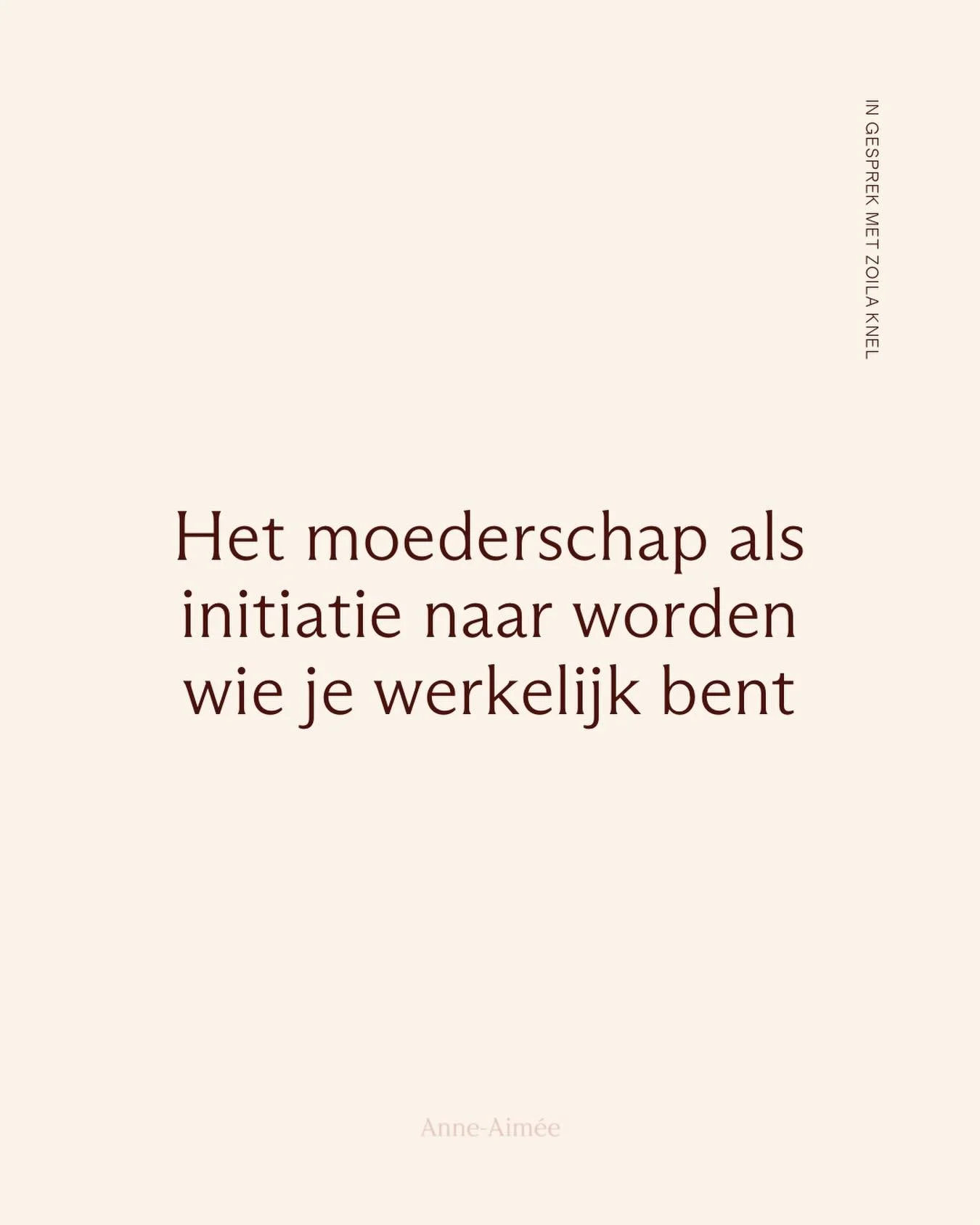 In de nieuwste podcast aflevering van de podcast Kara&rsquo;s stories ga ik in gesprek met @zoila.nu. 

Zoila heeft net als ik een achtergrond in de psychologie en zij zei haar baan als GZ-psycholoog op na haar tweede zwangerschap omdat ze voelde dat