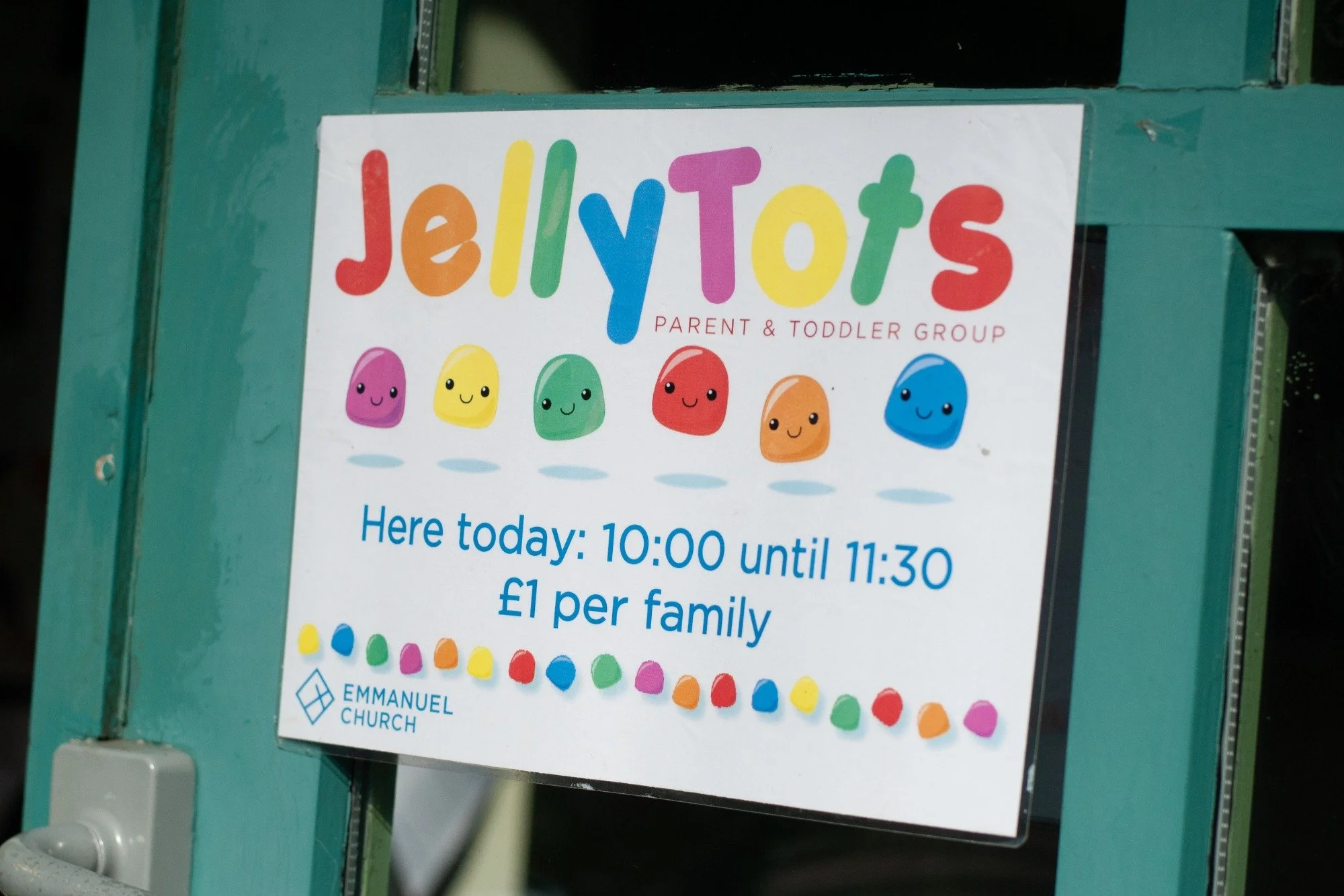 Jellytots, our stay-and-play toddler group, is back at our usual location this Friday! Why not come and join us for a morning of toys, craft, singing and snacks 🎈

10-11.30am at St James' Church Centre, Cowley ✨