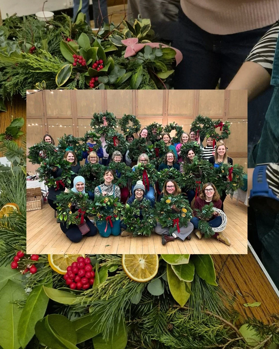 On Sunday we kicked off our Christmas events with a wreath-making workshop! Check out some of the beautiful creations that were made 🎄✨

You can find more information about our other upcoming festive events on our website, linked in our bio. We woul