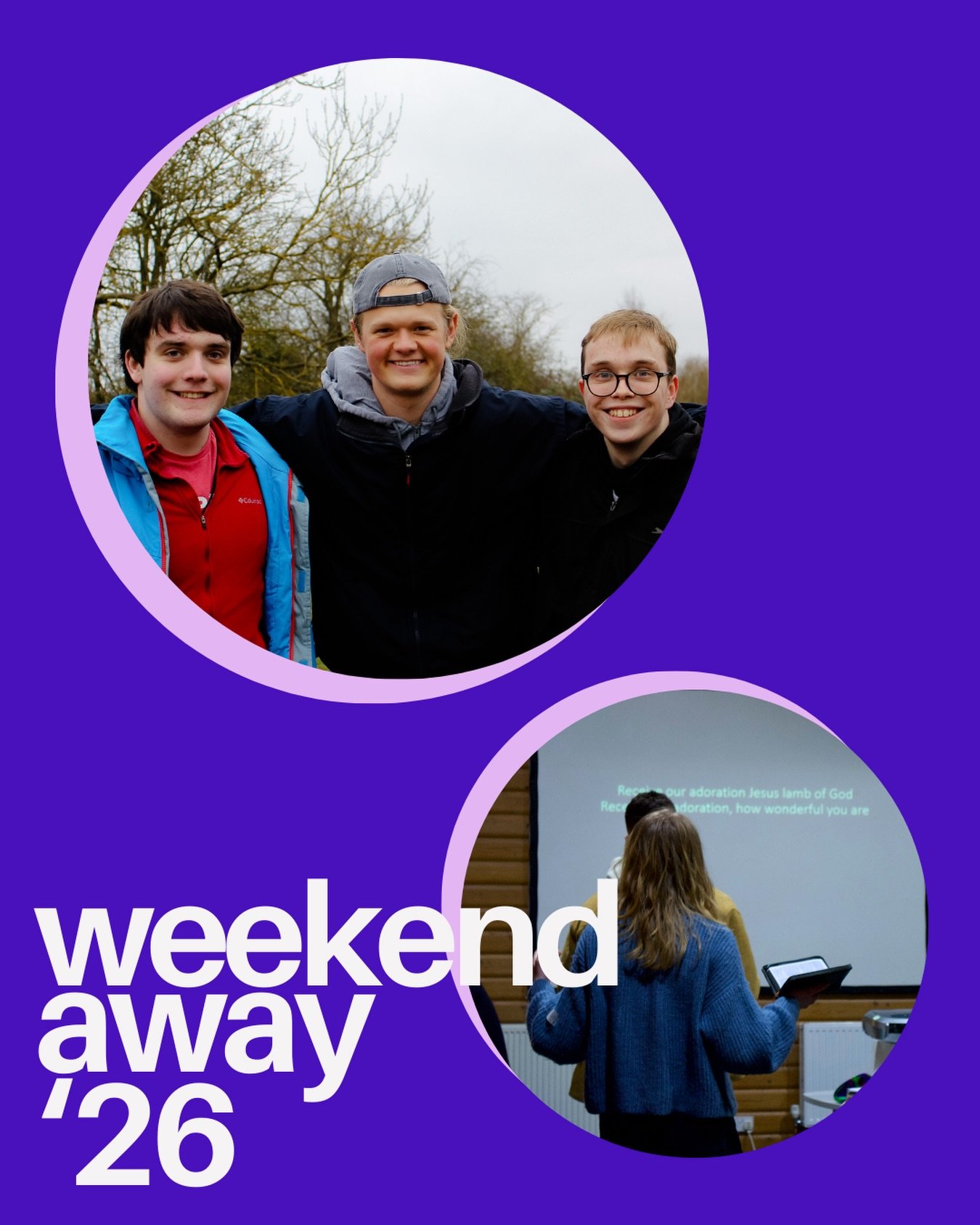 We&rsquo;re counting down the weeks until the Student &amp; Young Adult Weekend Away !! 😮 Not signed up yet? Be sure to get your ticket before the price break at the end of December ⚡️

Link in bio to get your ticket today 🔗