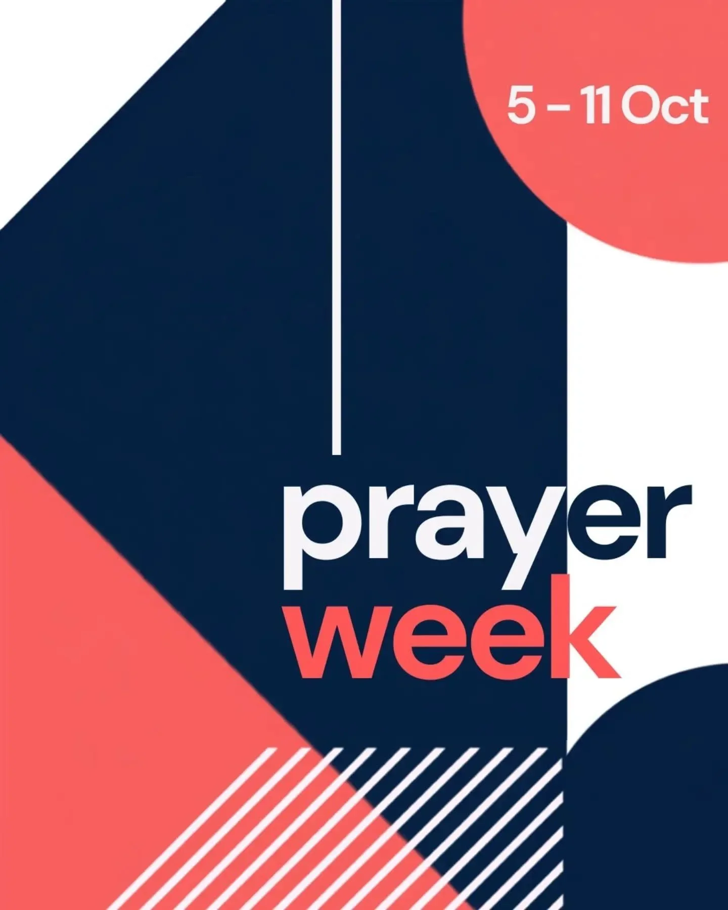 Prayer week is about to start! We would love you to join us for online and in person prayer throughout the week as we pray for a variety of things including students, kids &amp; youth, our community, kingdom advance, friends in other nations and our 