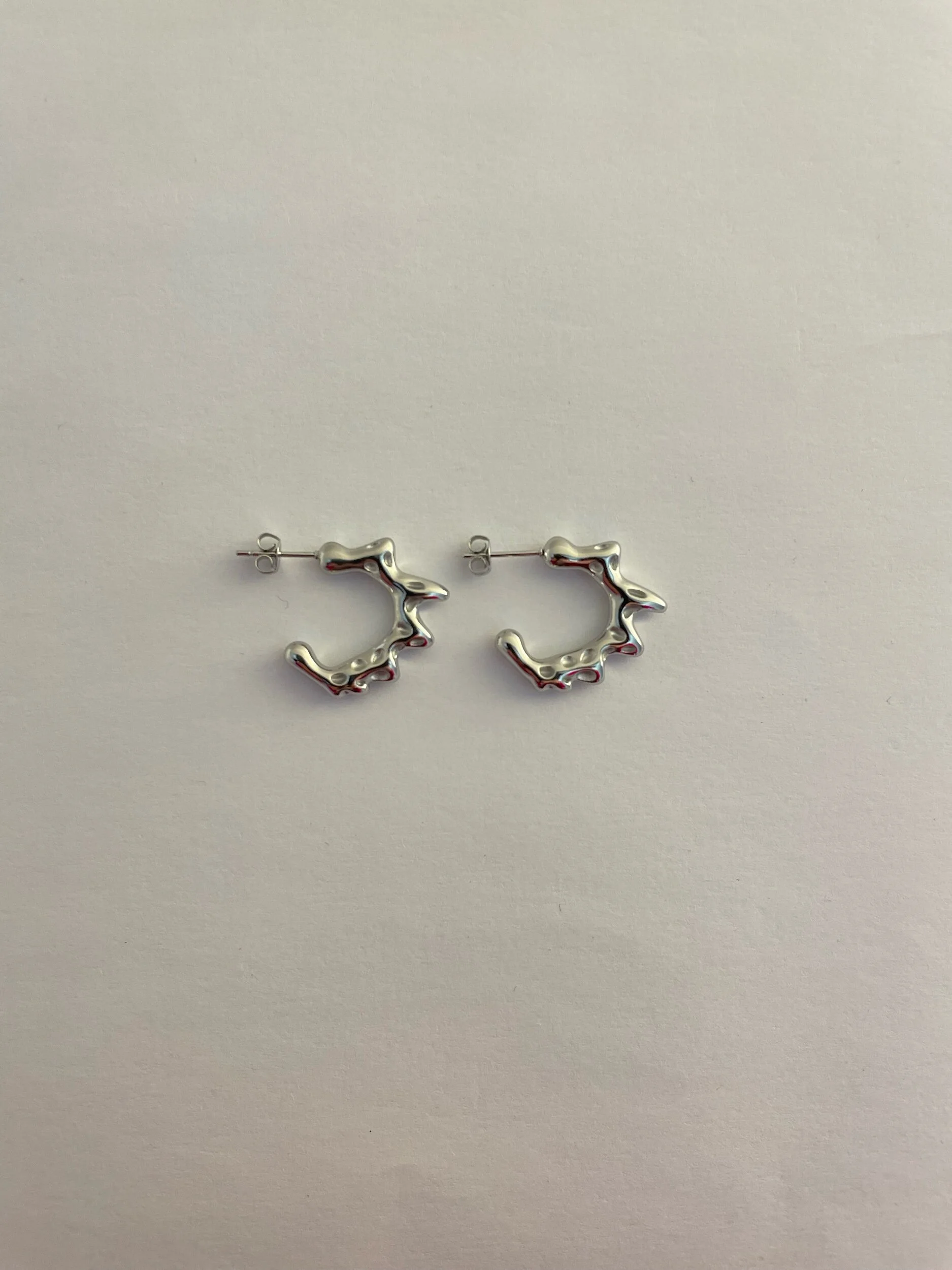 EARRINGS SILVER FIRE - SUPERODRA