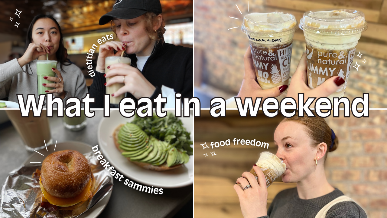 What I Eat in a Weekend