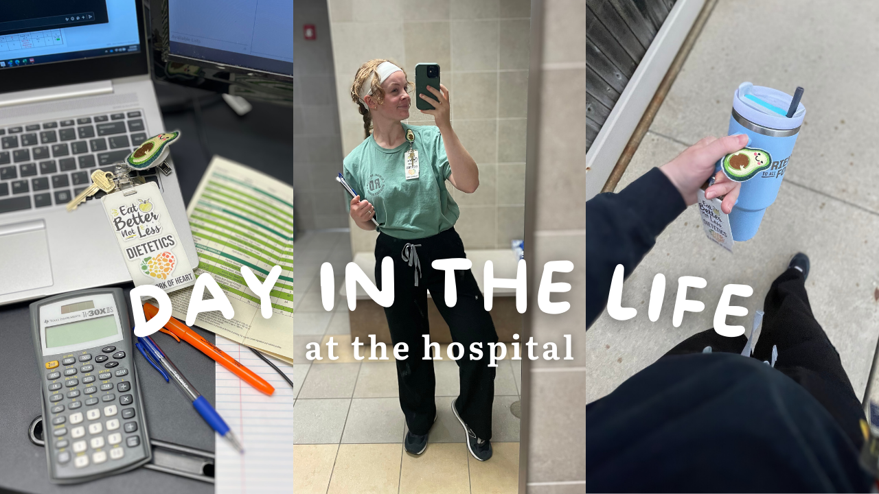 Busy Day in the Life of a Clinical Dietitian (workout routine, inpatients, free food!)