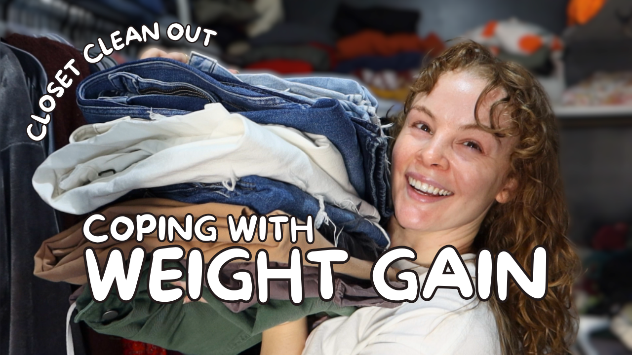 Weight Gain Closet Clean Out (let's chat body image + ED recovery)