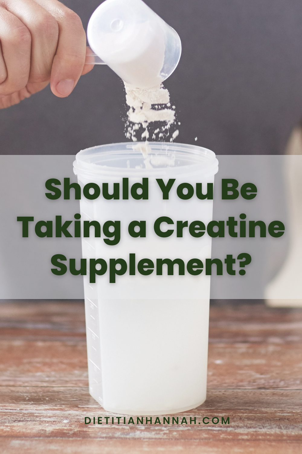 should you be taking a creatine supplement dietitian hannah