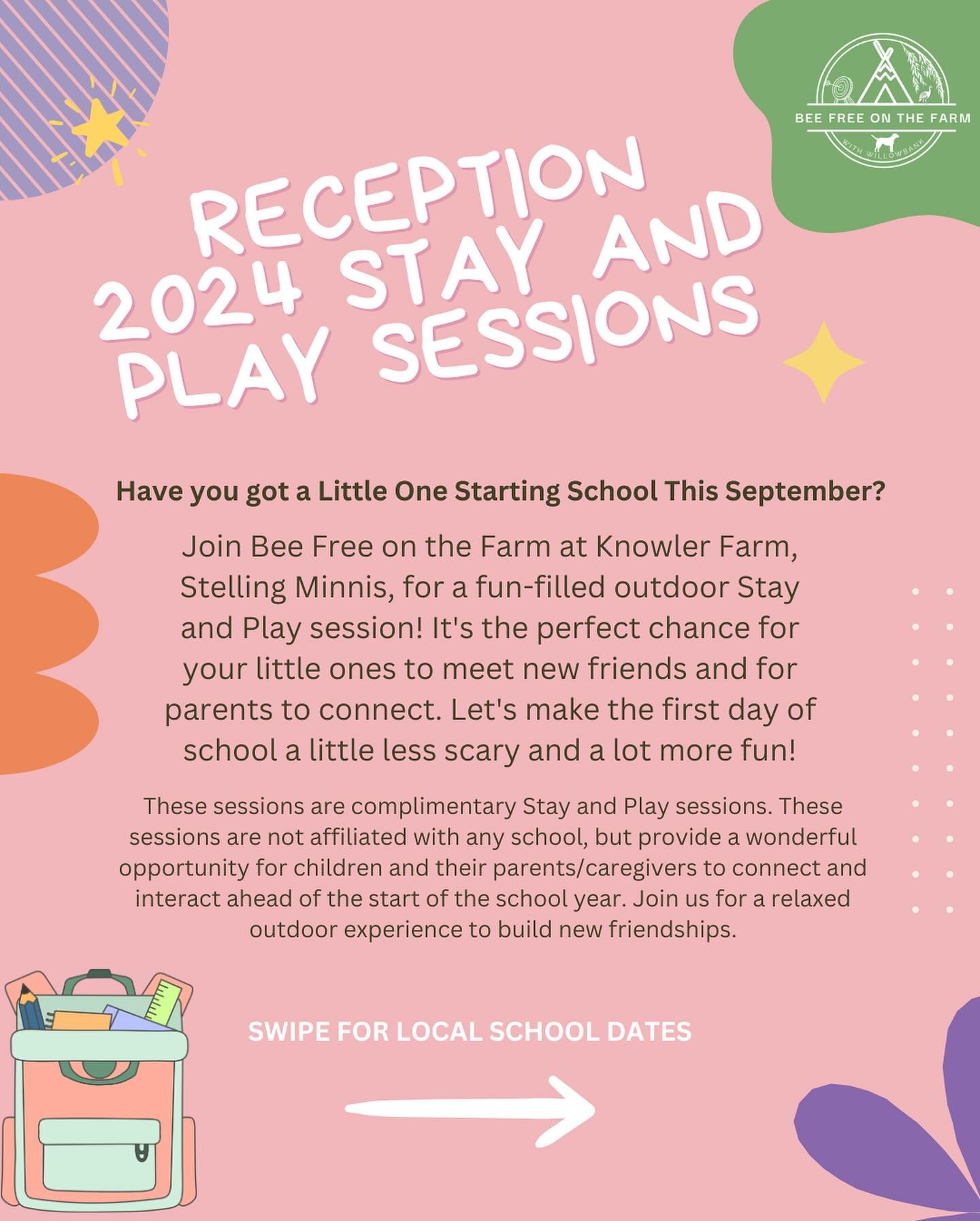 🎈 Ready, Set, Stay and Play! 🎉 Join us for a FREE Reception Class meet-up and let&rsquo;s kick off the school year excitement together! 👦👧 Meet other parents and caregivers, beat the First Day of-school jitters, and let the little ones have some 