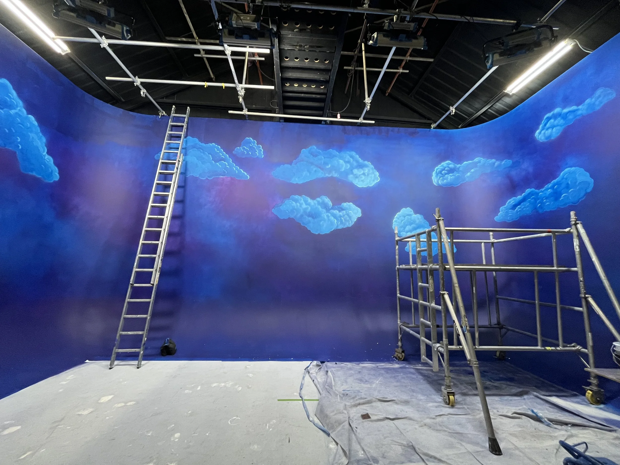 Clash Royale, Advert - Backdrop Design & Painting
