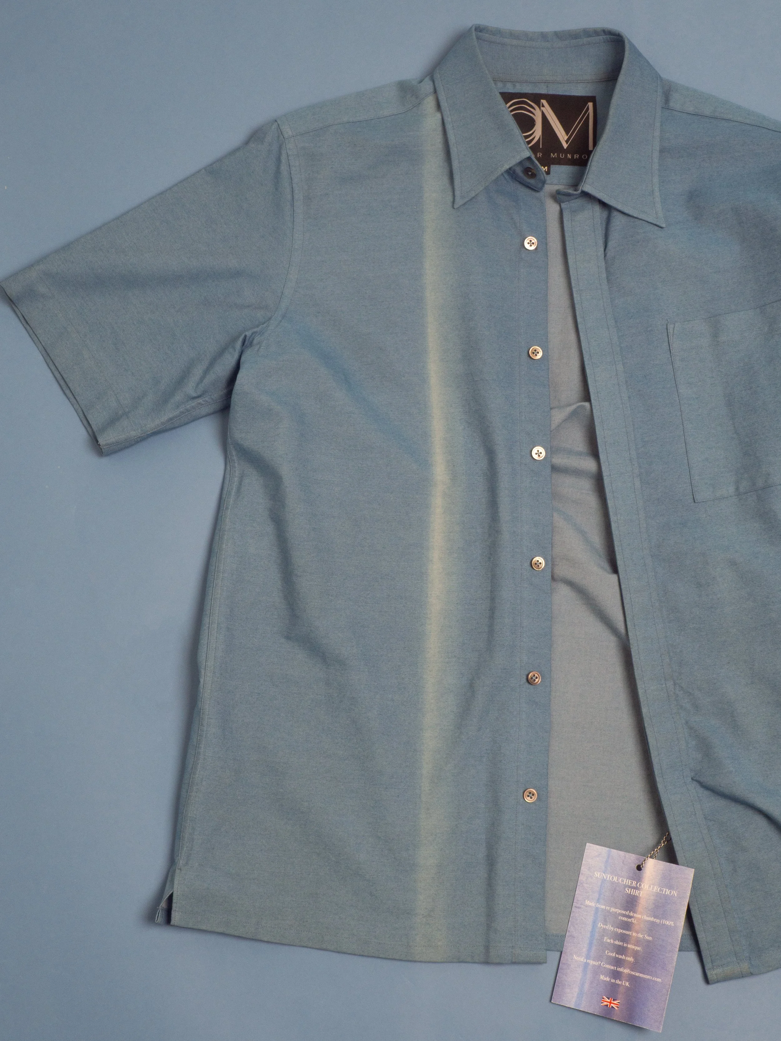 O.M Suntoucher Denim Chambray Shirt (Medium)