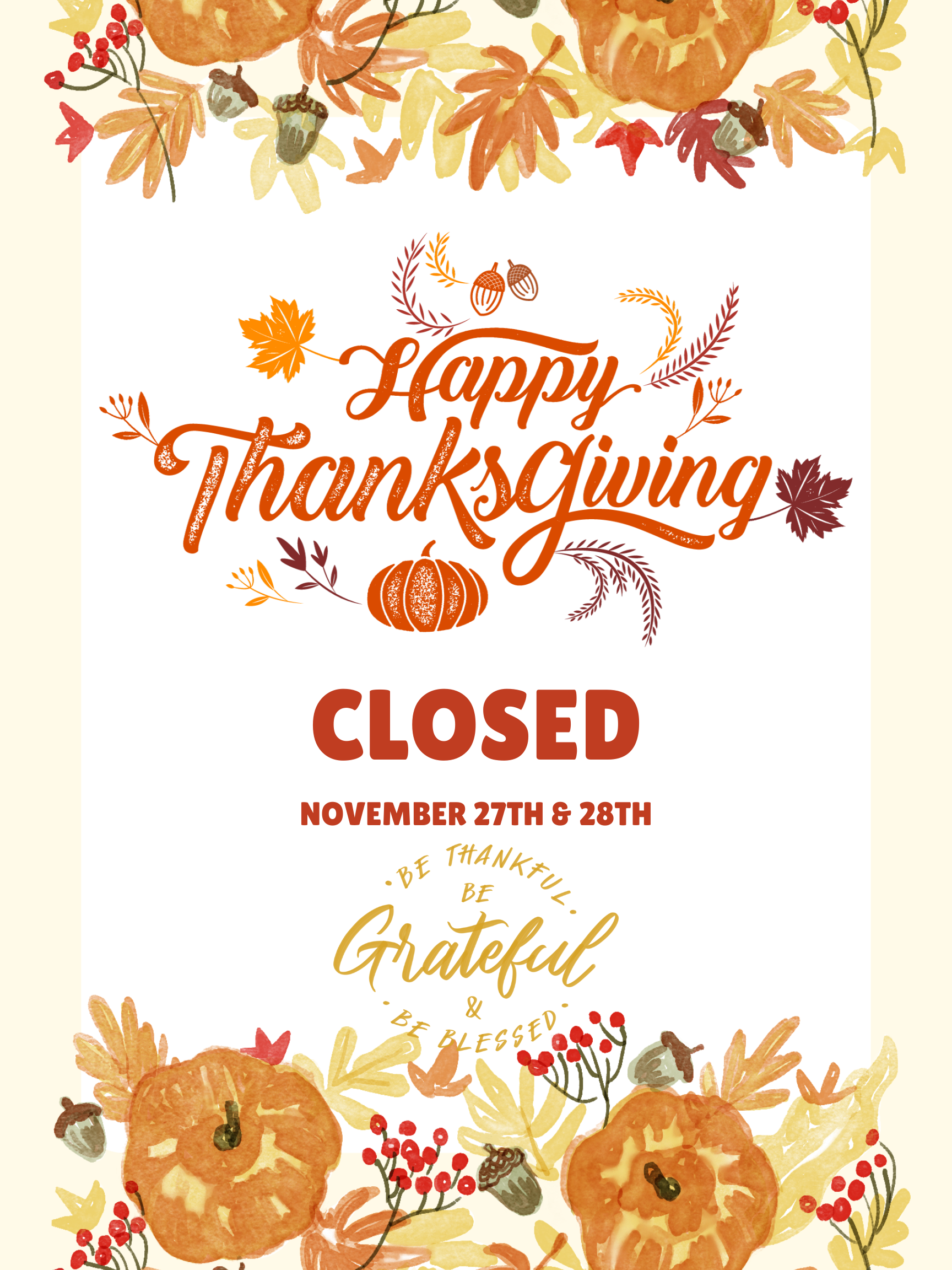 Property Management Office Closed