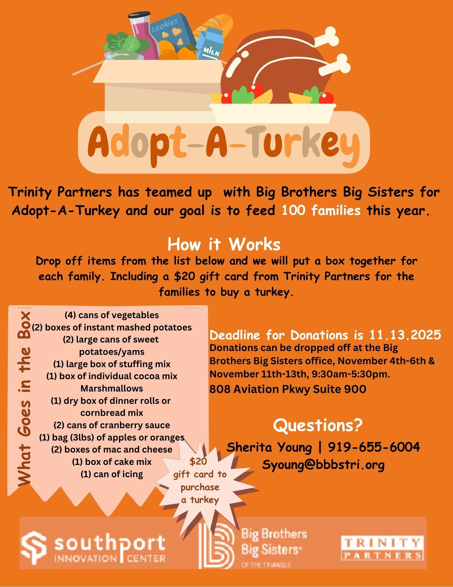 Last day for Adopt-a-Turkey Donations 