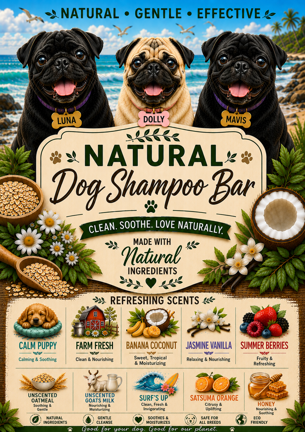 DOG SHAMPOO BARS