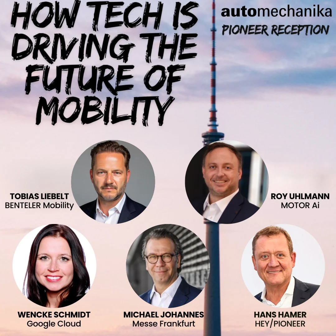 🚨 Meet Our Speakers!
Wir freuen uns, eine beeindruckende Reihe von Referenten bei der PIONEER-Reception zum Thema „How Tech is Driving the Future of Mobility“ begrüßen zu dürfen!
🎤 Tobias Liebelt, CEO, Benteler Mobilit