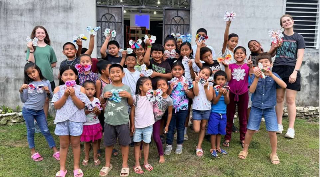 Fun times making new friends and learning together! Children from the Indianville community came for after school VBS lessons focused on learning about who they are in Christ. 